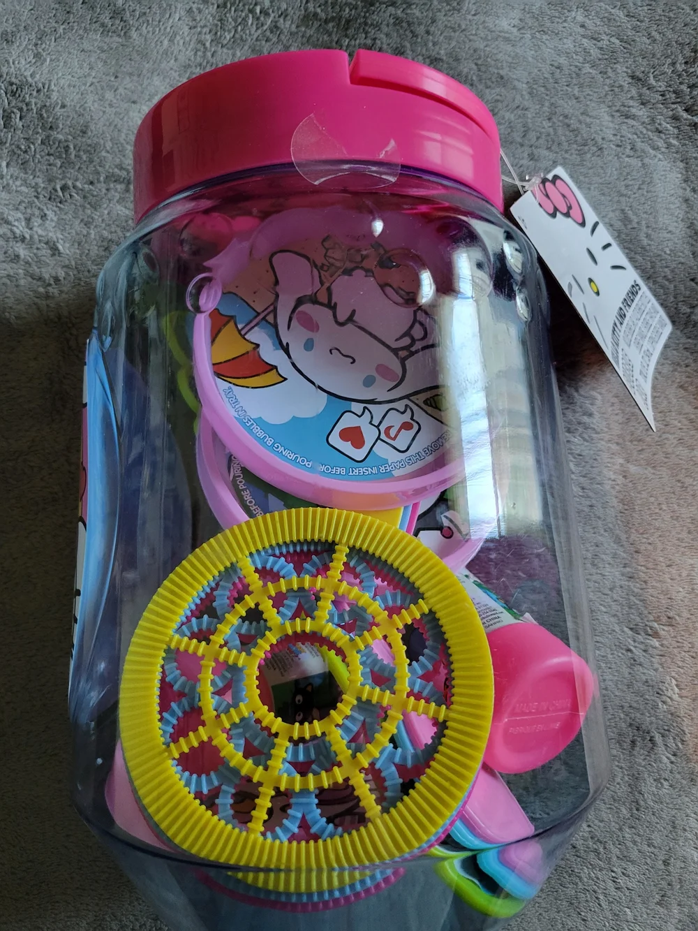 Sanrio Hello Kitty Bubble Set Jar